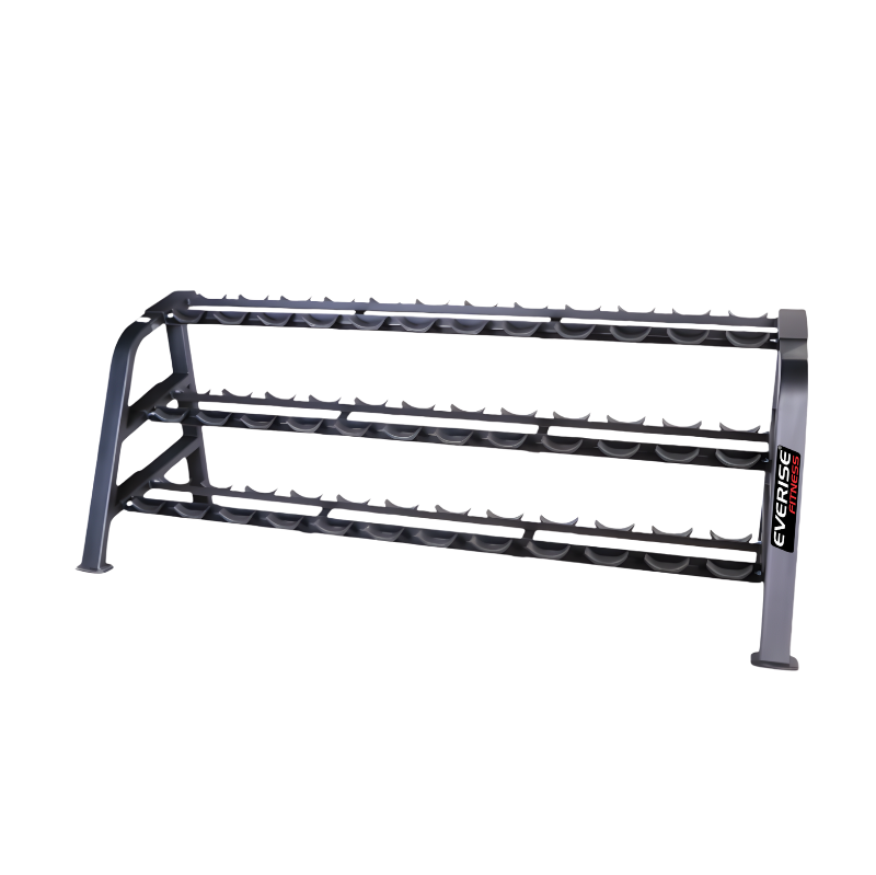 Dumbbell Rack 6 Pair 3 Line