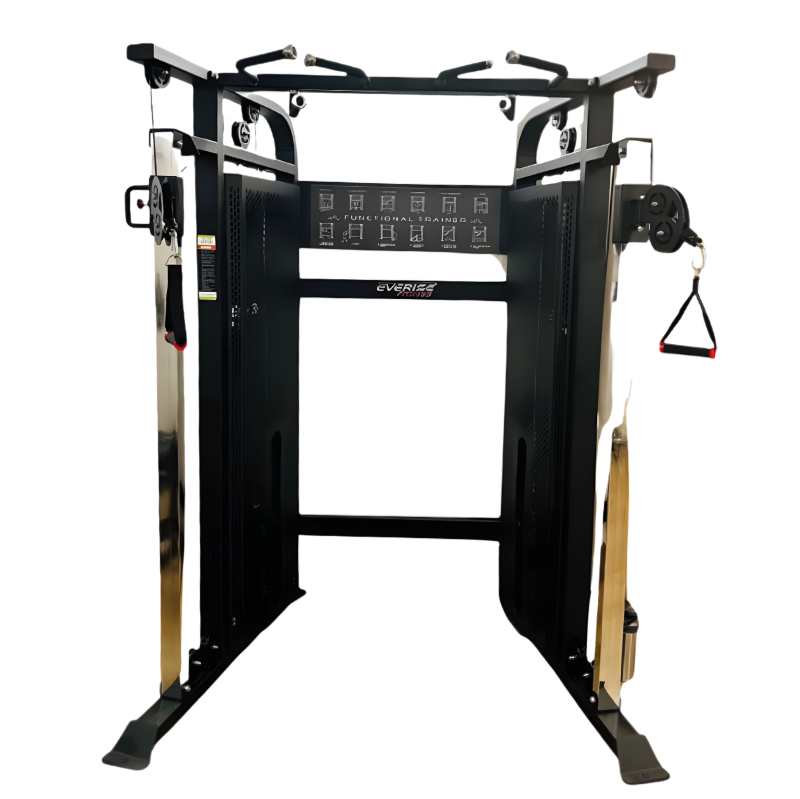 EV7040 Functional Trainer I Multiple Attachment Options I Dual Weight Stacks I Dual Adjustable Pulley