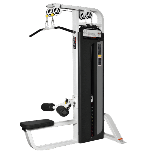 The Lat Pull Down (Dual Pulley) is a versatile upper-body strength station designed for smooth, controlled, and effective back training.
