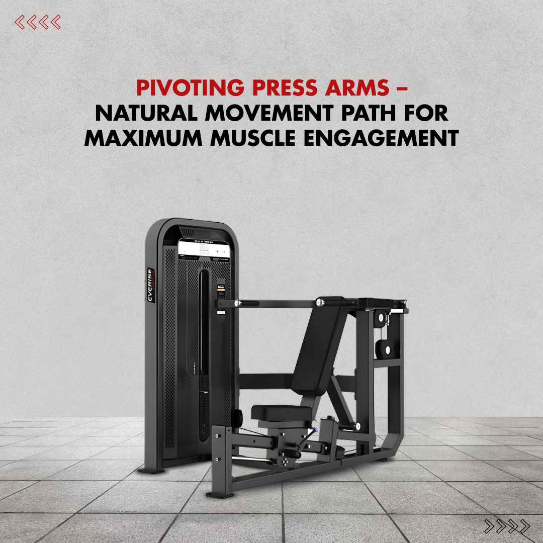 The Multi Press machine is placed in a simple plain background, telling about its natural movement path.