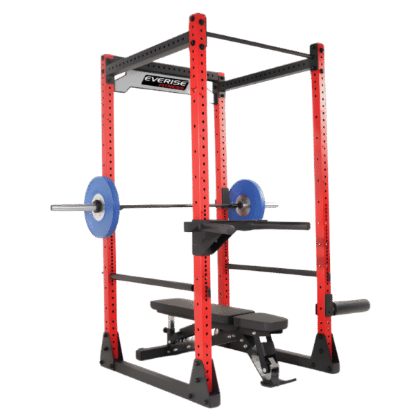 Power Rack with J Hooks & Safety Arms