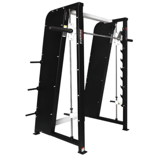 IM8027 Smith Machine I Built-in Plate Storage Pegs I Space-Efficient Design I Stable Base Frame