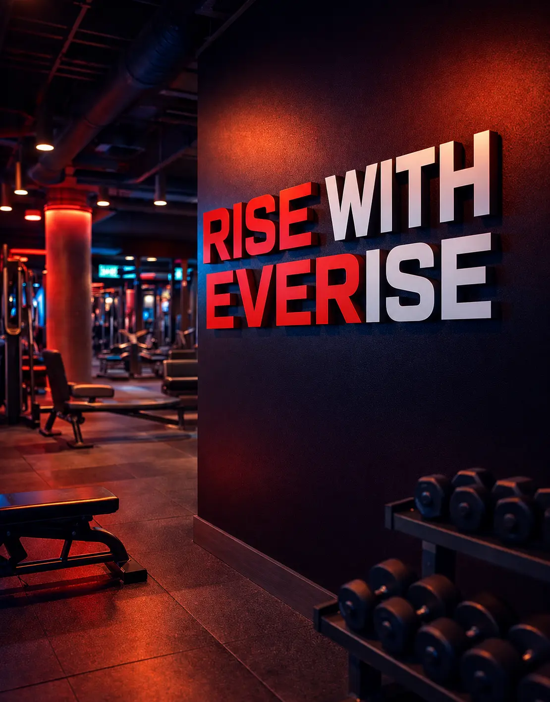 Rise with Everise fitness equipment
